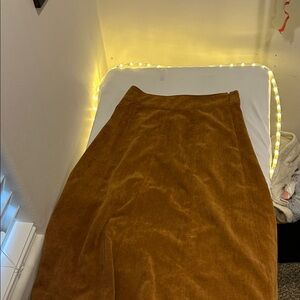 Christopher & Banks Tan A-Line Skirt